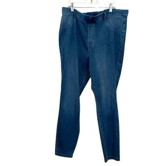 Time And Tru Womens XXL (20) Blue Jeans With Front Pockets - Picture 1 of 8